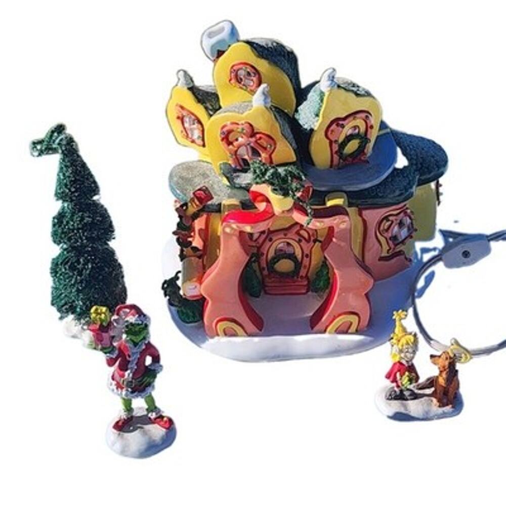 Dept 56 How The Grinch Stole Christmas Cindy Lou Who’s House Light up 2000 Works